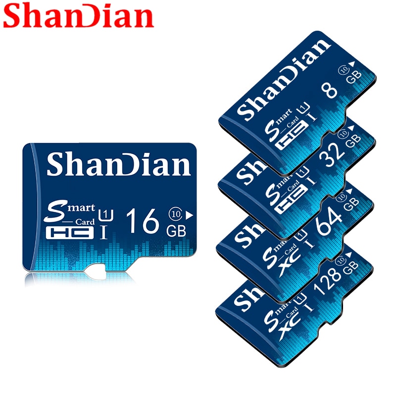Shandian Smast Sd-kaart 8Gb 16Gb Tf Kaart Class 6 Hoge Snelheid Mini Geheugenkaart 32Gb Smast sd Card Real Capaciteit