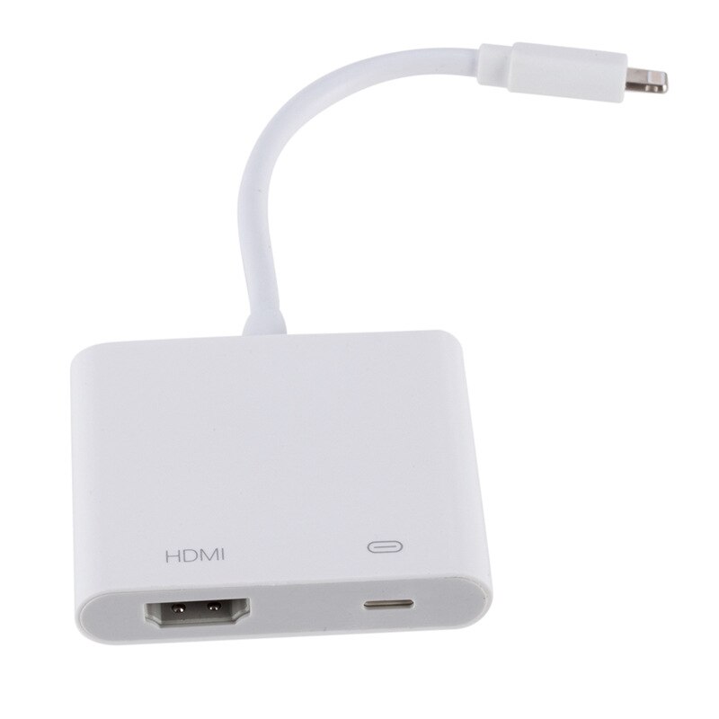 Professionele HDMI Kabel Adapter Voor Apple interface 8Pin naar HDMI Digital AV Converter voor iPad iPhone iOS 11 10