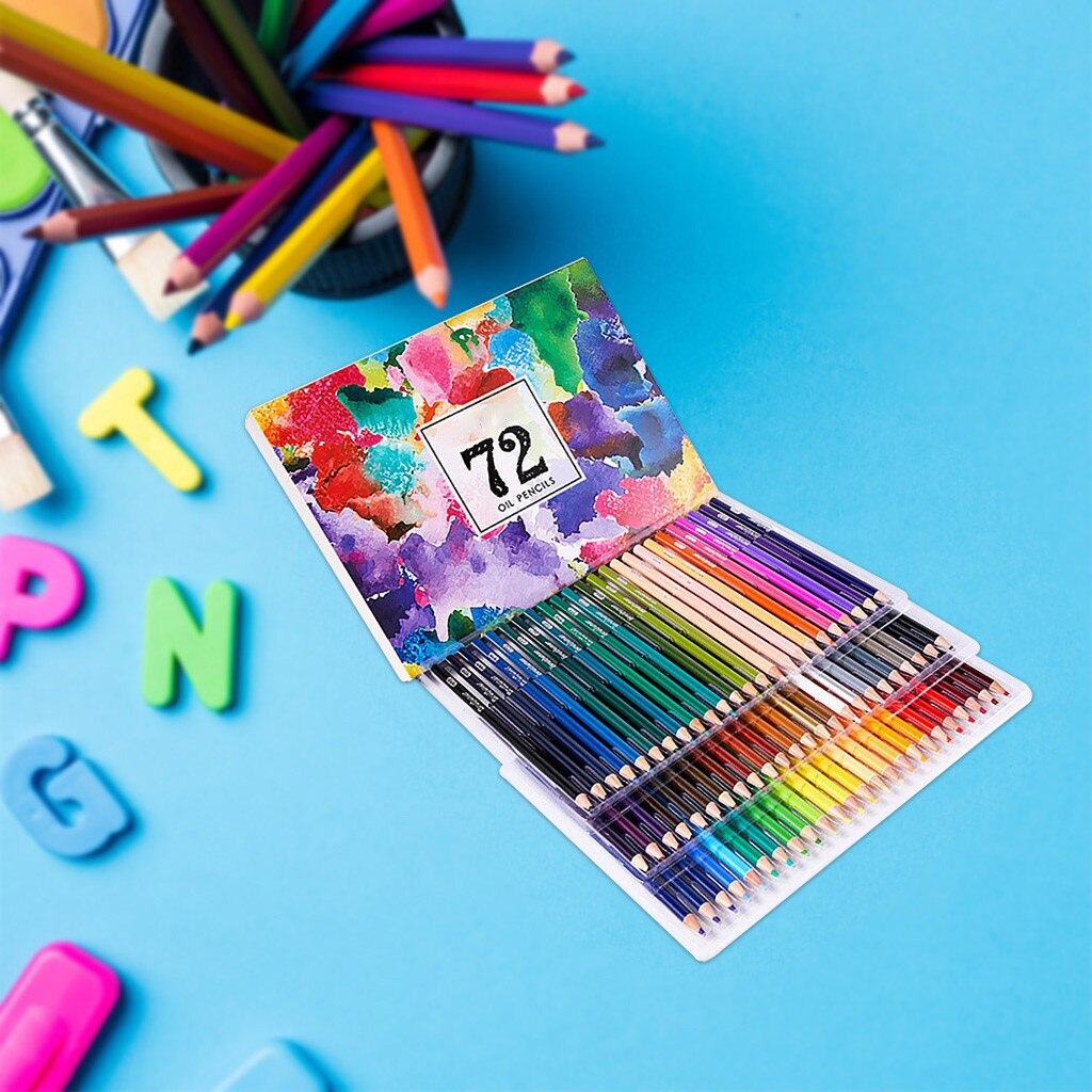 Niet Giftig Gekleurde Tekening Kleurpotloden Stude