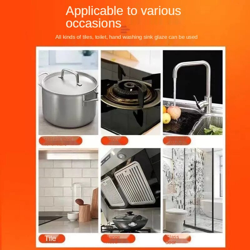 Kitchen Degreasing Iron Pot Bottom Cleaning Cream Pot Washing Artifact Pot Black Scale Cleaner Stainless Steel Derusting Cleaner