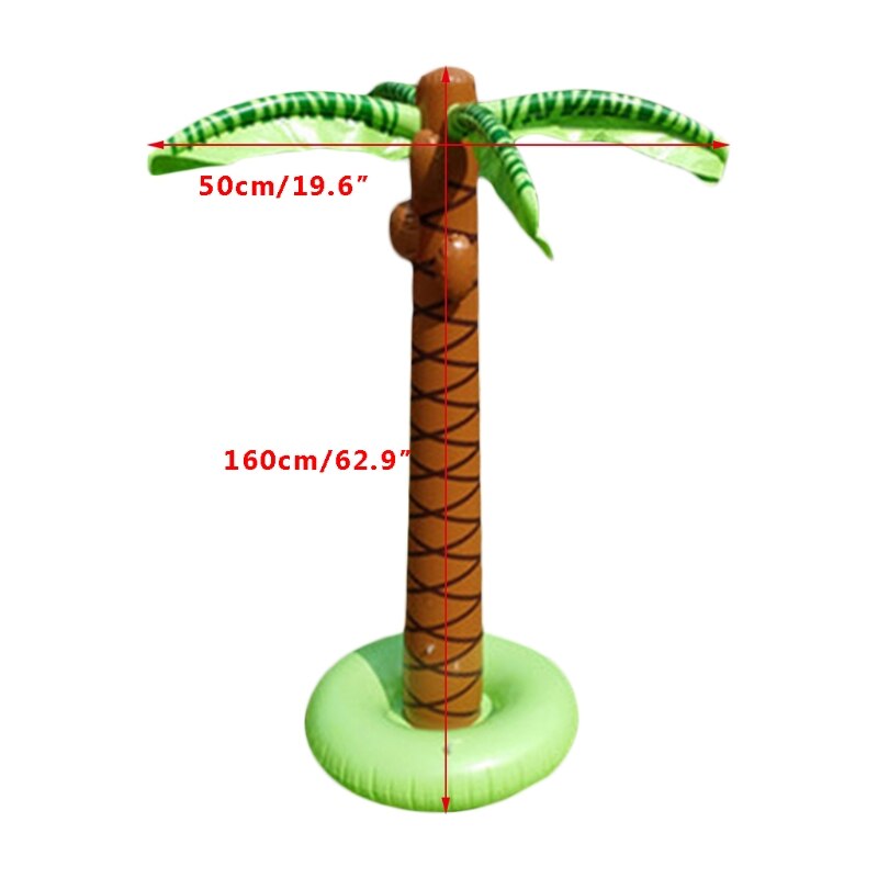 Oppustelig is spand hawaii 71 " 180cm kokosnød palme is drinks buffet: -en