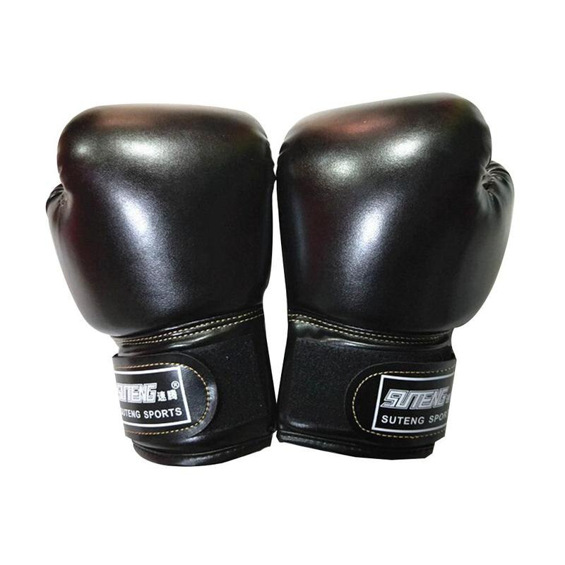 Boxing Gloves Karate Sanda Taekwondo Sanda Fighting Gloves Fighting Handguard Children Training Adults Kids Equipment: 7