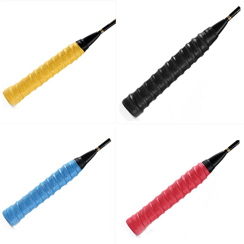 6 farver mærke anti-slip ketcher greb badminton overgreb svedbånd udendørs sports tilbehør tennis tape håndgreb