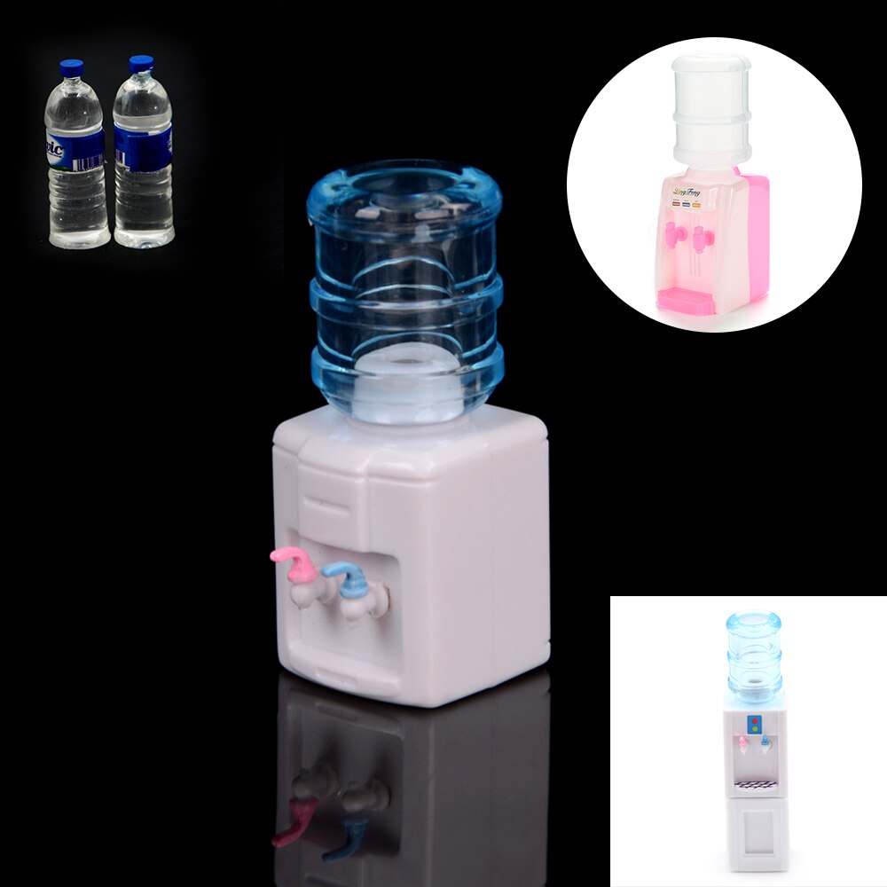 1PCS 1:12 Scale Plastic Drinking Fountains Water Bottles Doll House Food Kitchen Living Room Accessories Dollhouse Miniature Toy