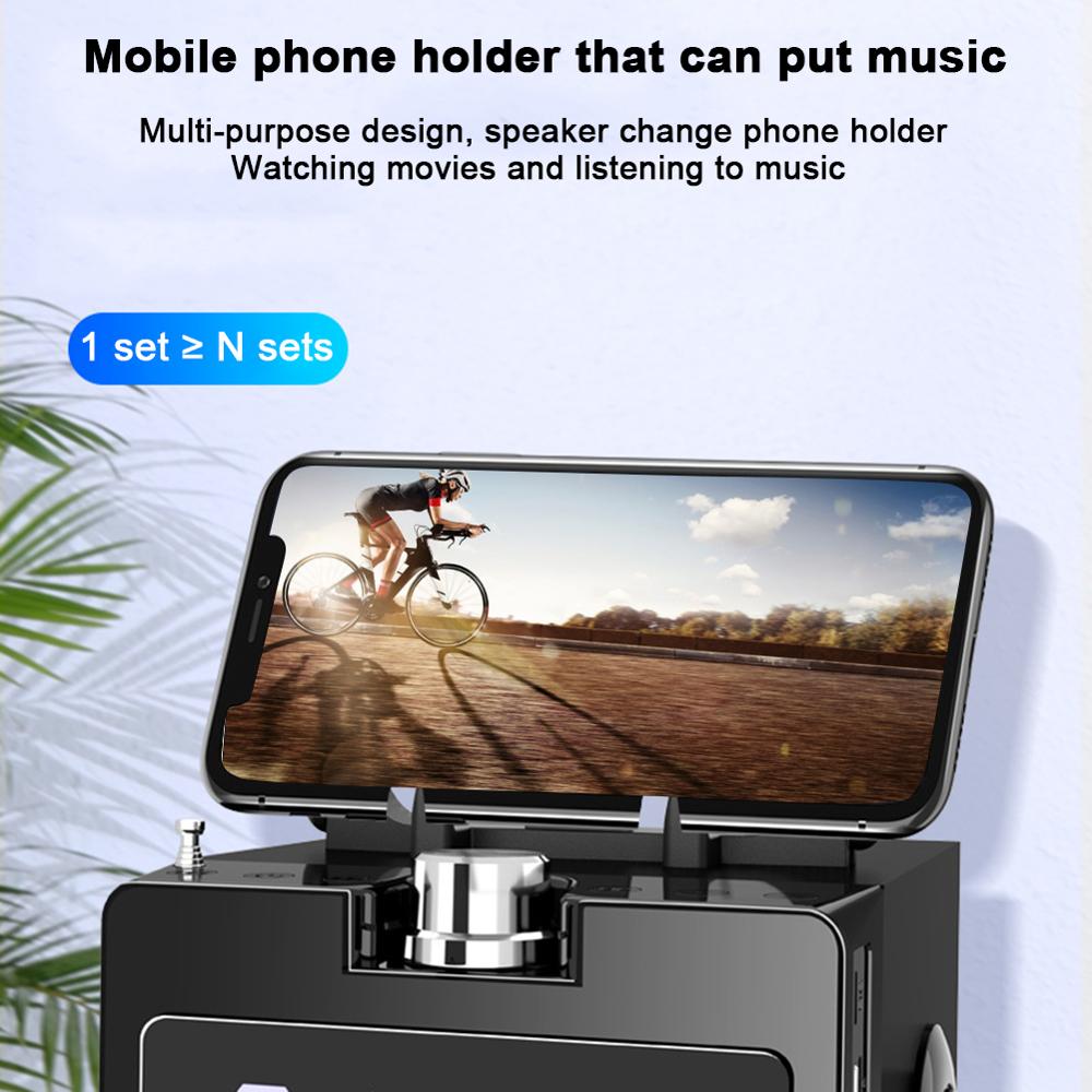 T3 Super Bass Bluetooth Speakers Portable Column HighPower 3D stereo Subwoofer Music Center Support AUX TF FM Radio HIFI BoomBox