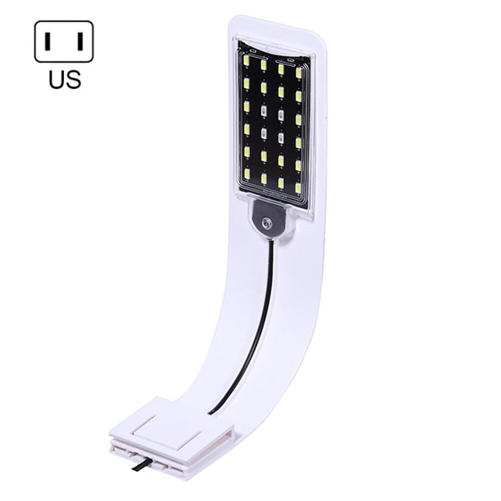 Waterdichte Aquarium Led Verlichting Lamp Aquatic Plant Aquarium Led Licht Aquarium Licht Verlichting Super Slanke Aquatic Plant Lamp: White