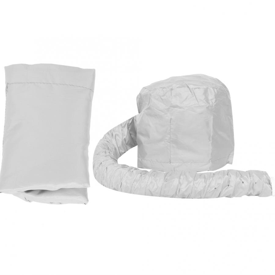 Portable Hair Drying Cap Hat Hair Blow Dryer Bonnet Attachment Hood Hat Womens Hair Blow Dryer hairdressing Salon Supply: Silver