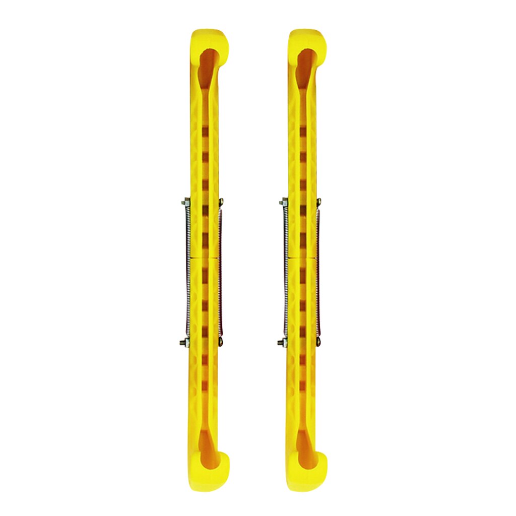 Figuras de patinaje sobre hielo para niños y adultos, accesorios de patines duros, universales: Yellow