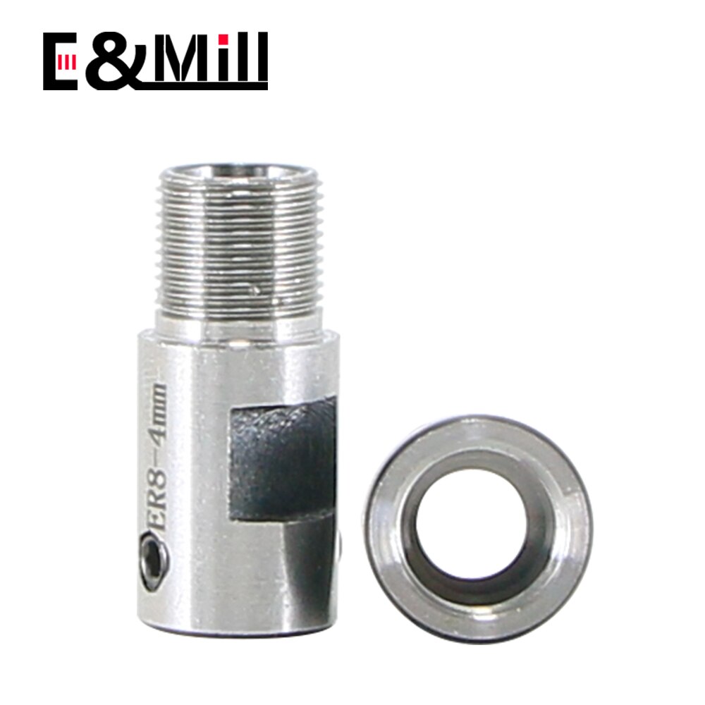 C12 ER8 DIY Motor Shaft Tool Holder ER Post Spindle 3mm 4mm 5mm For ER Tool Holder ER8 Collet Chuck Nut Wrench Engraving Machine