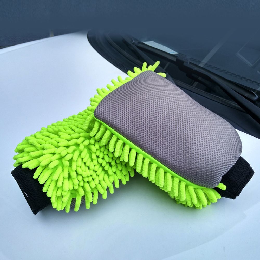 Gant de nettoyage de voiture Chenille éponge | Facile à sécher, Premium, doux et Super absorbants, haute densité, gant de nettoyage de voiture