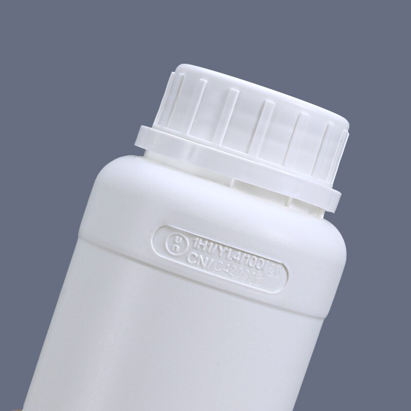 Empty 250ml Fluorinated bottle with lid Acid and alkali resistant chemical solvent container 5PCS/lot