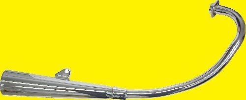 Système d'échappement chromé de remplacement complet GN125 GS125, silencieux