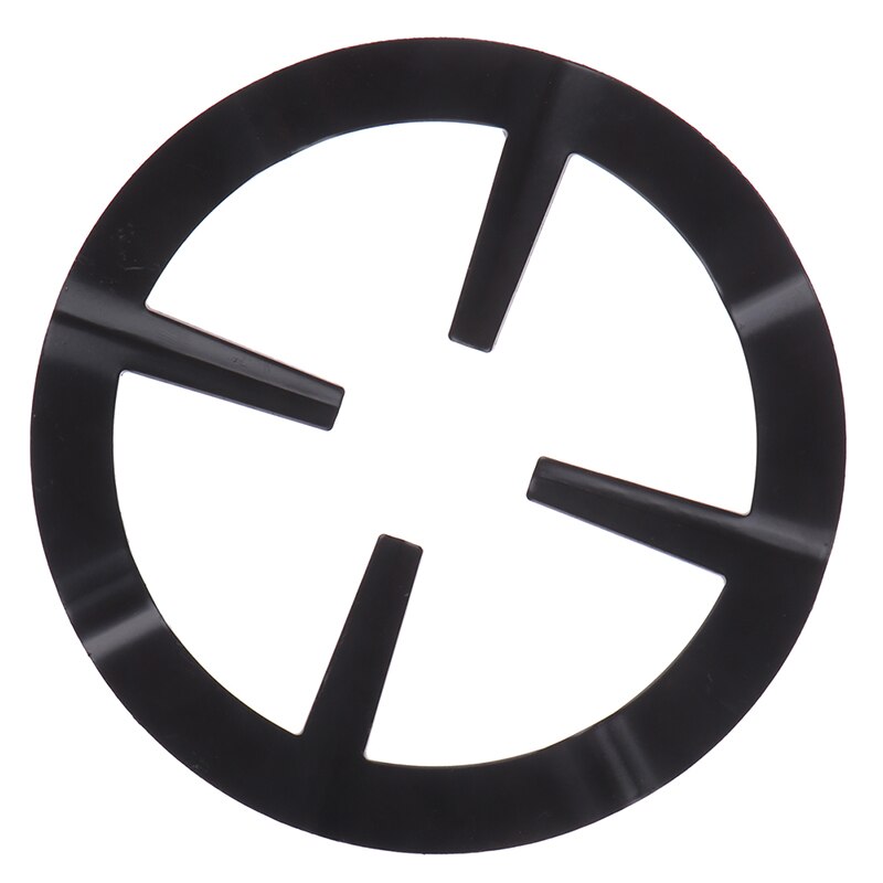 1 stk sort jern gaskomfur komfur tallerken kaffe pot stand reducer ring holder