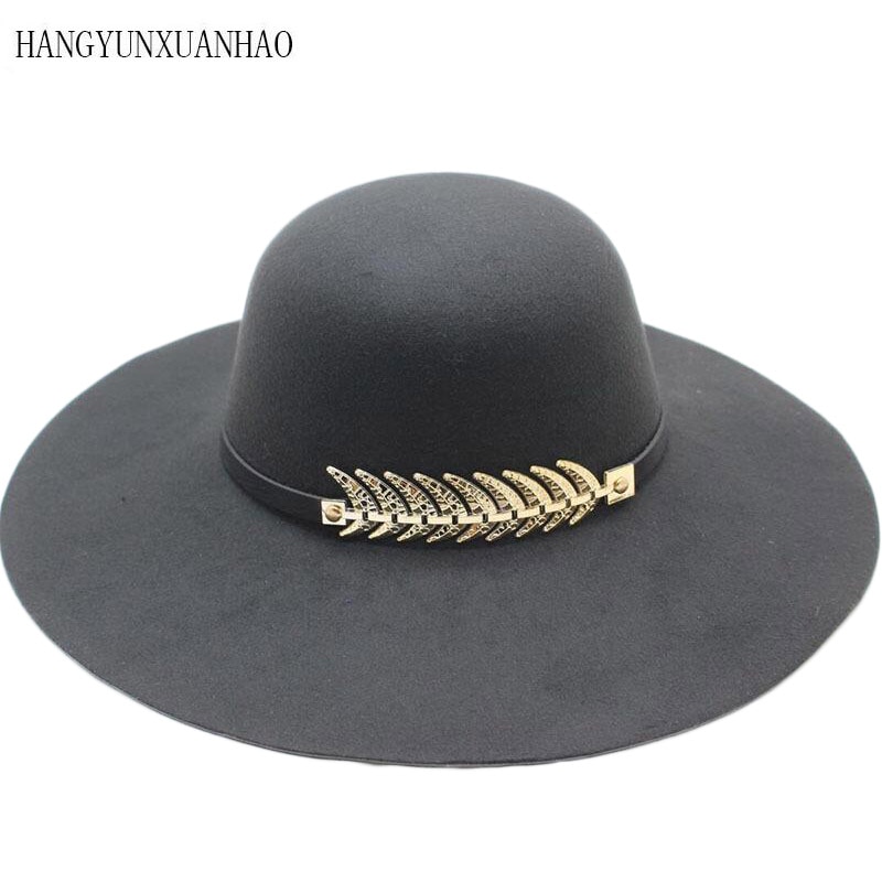 Kvinders hat kasket kvinde klassisk retro jazz varm damer fedora spand bomuld søde kasketter bred skygge top solhat trendy vintage