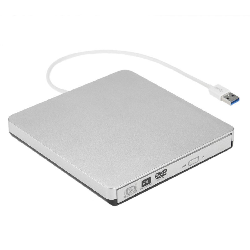 USB 3.0 Draagbare Ultra Slim Externe CD-RW DVD-RW CD DVD ROM Speler Drive Writer Brander voor Laptop PC Desktop: Default Title