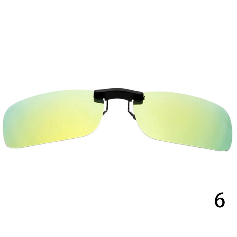 Unisex Polarized Clip On Driving Glasses Sunglasses Day Vision UV400 Lens Driving Night Vision Riding Sunglasses Clip 1pc: P6