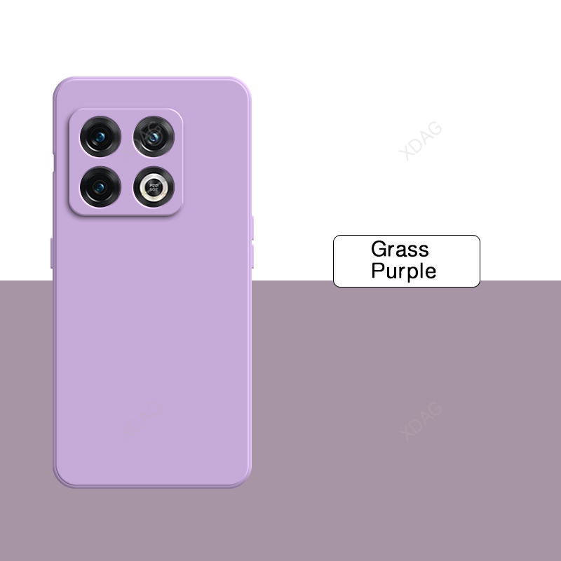 Funda de teléfono de silicona líquida Original para Oneplus 10 Pro 10Pro 10R 10T 5G, Funda de lujo de Color puro sólido, accesorios Carcas