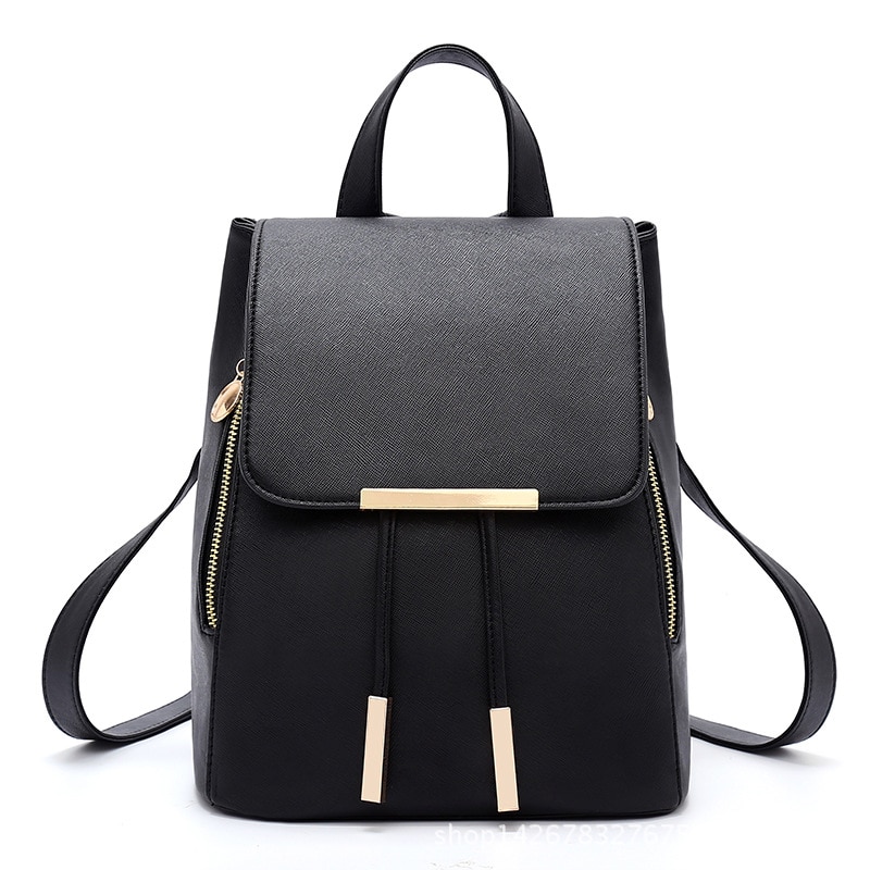 Backpack Women Pu Leather Female Backpacks Teenager School Bags Mochila Feminina Rucksack Mochilas Mujer