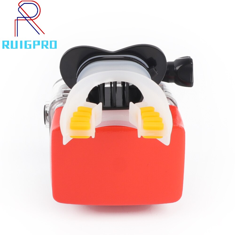 Cámara de Acción Surf boca montaje para GoPro Hero 9 8 7 5 6 4 negro plateado sesión Xiaomi 4K SJCAM SJ8 7 H9 Go Pro accesorio para Surf