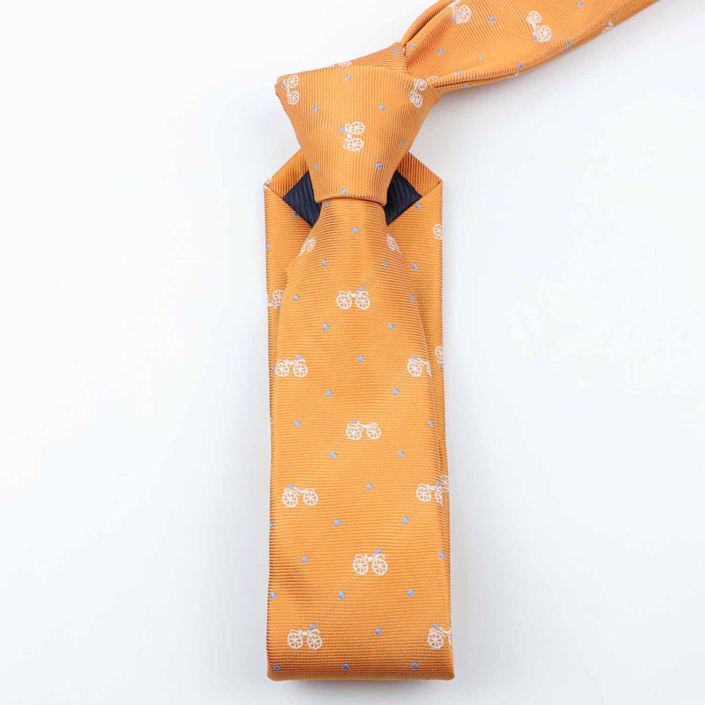 6cm bredde herre børn slips formel stribet jacquard fest slips smal cykel paraply hund bil corbata halstøj gravata: 7