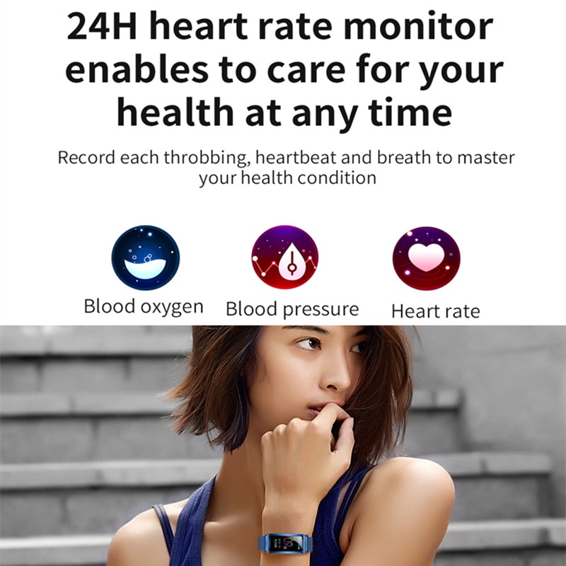 Smartwatch Damski F28 - Tętno, Ciśnienie Krwi, Tlen, Przypomnienie o Okresie, Bransoletka Fitness