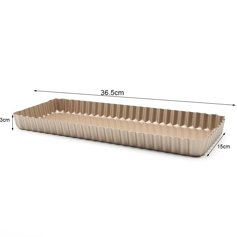 14 zoll Extra Lange Nicht-Stick Lose Bottom Quiche Tart Torte Pan, Torte Pie Pan, rechteckigen Tart Quiche Tart Pan mit Abnehmbare Basis