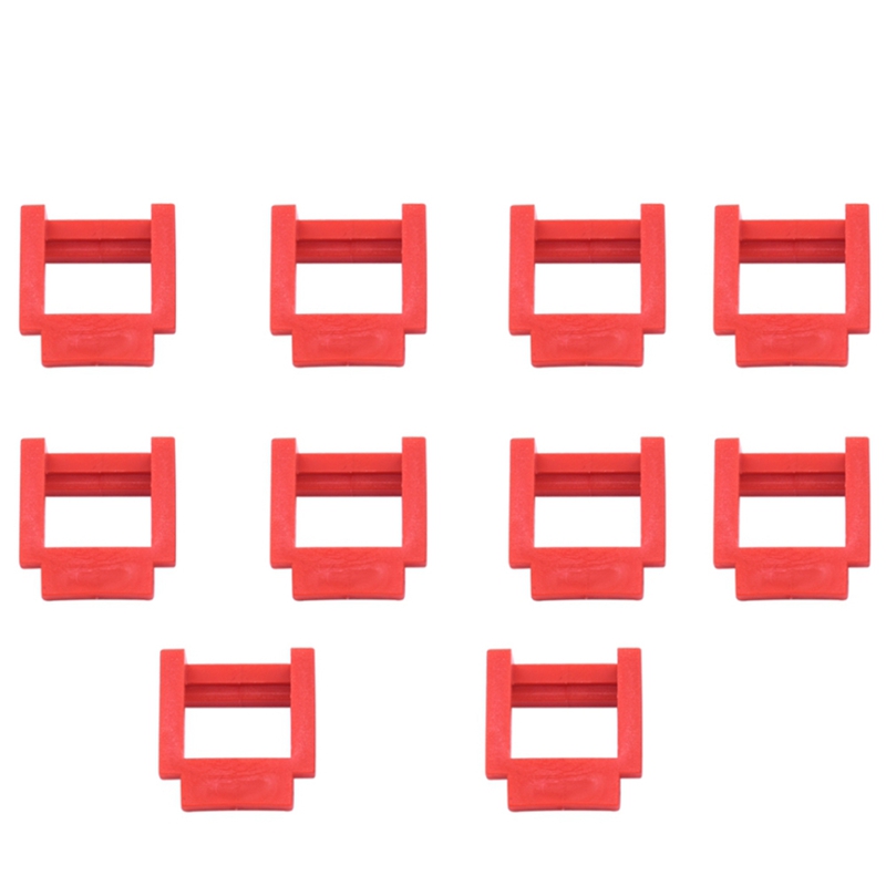 PCIE Riser 1X Retainer Vertical Mount Locker PCI-E X1 Holder PCIE Cable Extender Riser For Video Card Miner: Red