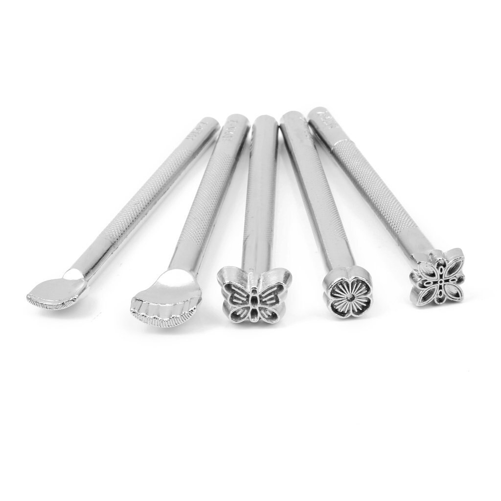 1 Set 20 Stuks Lederwaren Saddle Maken Gereedschap Carving Lederen Crafting Postzegels