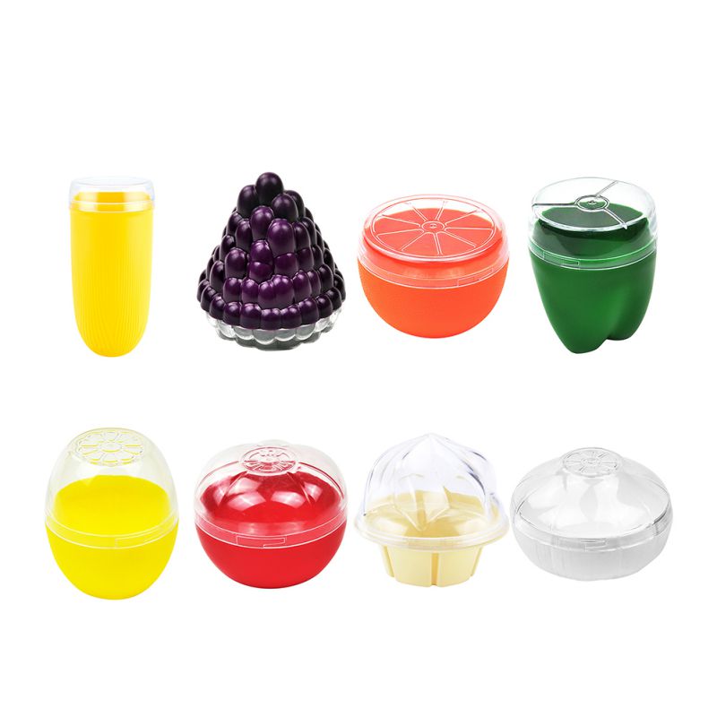Cute Kitchen Containers Vegetable Fruits Food Storage Containers Onion Lemon Tomatoes Shaped Plastic Fresh Storage Box