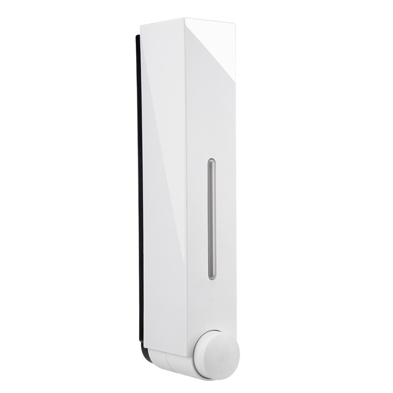 Wandmontage Zeepdispenser Wassen Lotion Handdesinfecterend Badkamer Hotel Shampoo Container Hand Zeepdispenser: Single White