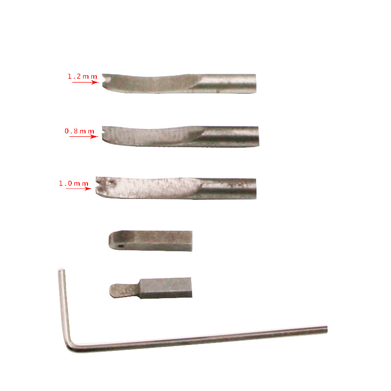 7 In 1 Trencher Diy Handmade Tools Adjustable Edge Edger Leather Edge Line Punch Edger Trench Device Belt Puncher Set 132x23mm