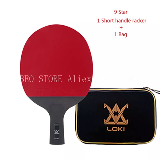 LOKI 9 Star High Sticky Table Tennis Racket Carbon... – Grandado