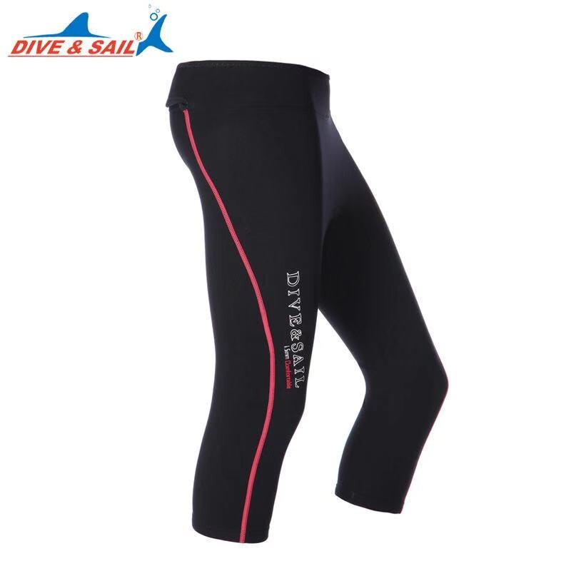 DIVE & SAIL 1.5 millimetri di Neoprene Diving Muta Capri Pantaloni Corti Pantaloni Inverno Pantaloni di Nuotata per le Donne Degli Uomini A Remi immersioni Surf: Women2 / XS