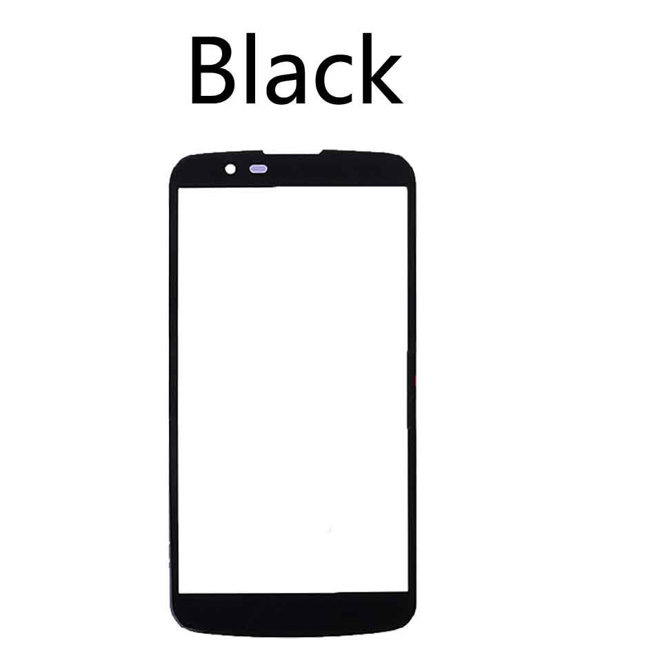 berühren Bildschirm Für LG K10 K410F M2 K430T K420N K430DS Vorderseite Glas Tafel Vorderseite äußere Glas Objektiv Für K10 LCD Glas Ersatz: Schwarz-Nein Werkzeug