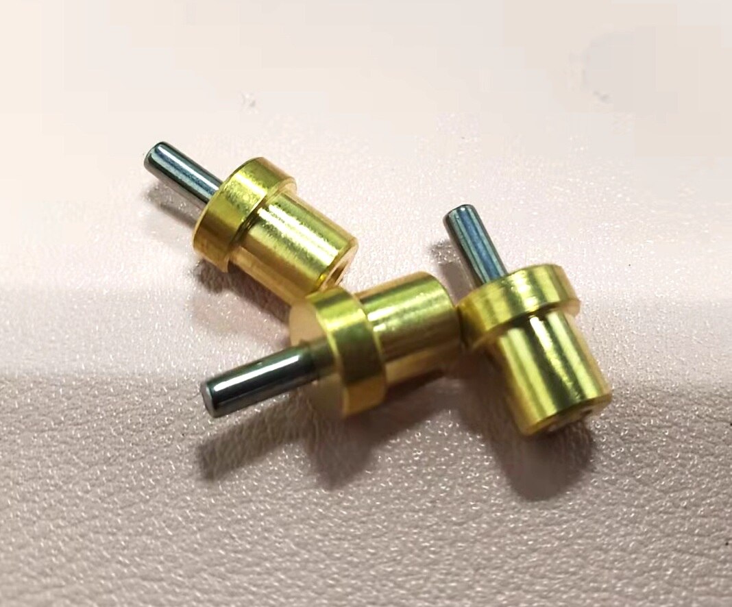 Cabezal de cobre para cortadora de pelo de rueda de motor de eje de rueda excéntrica, cizalla de eje, agujero de 2,0mm, 10 Uds.