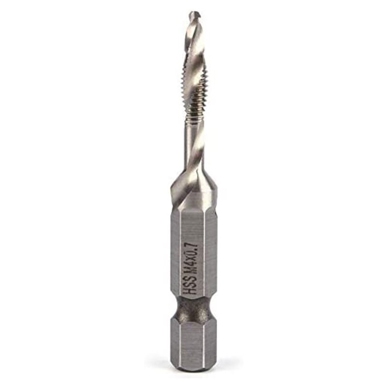 QUARKZMAN 3 stuks rechte fluittappen, M1,6 x 0,35 metrisch titanium gecoate schroefdraadsnijmachine, schroefdraadtap, hogesnelheidsstaal 6542 (HSS 6542