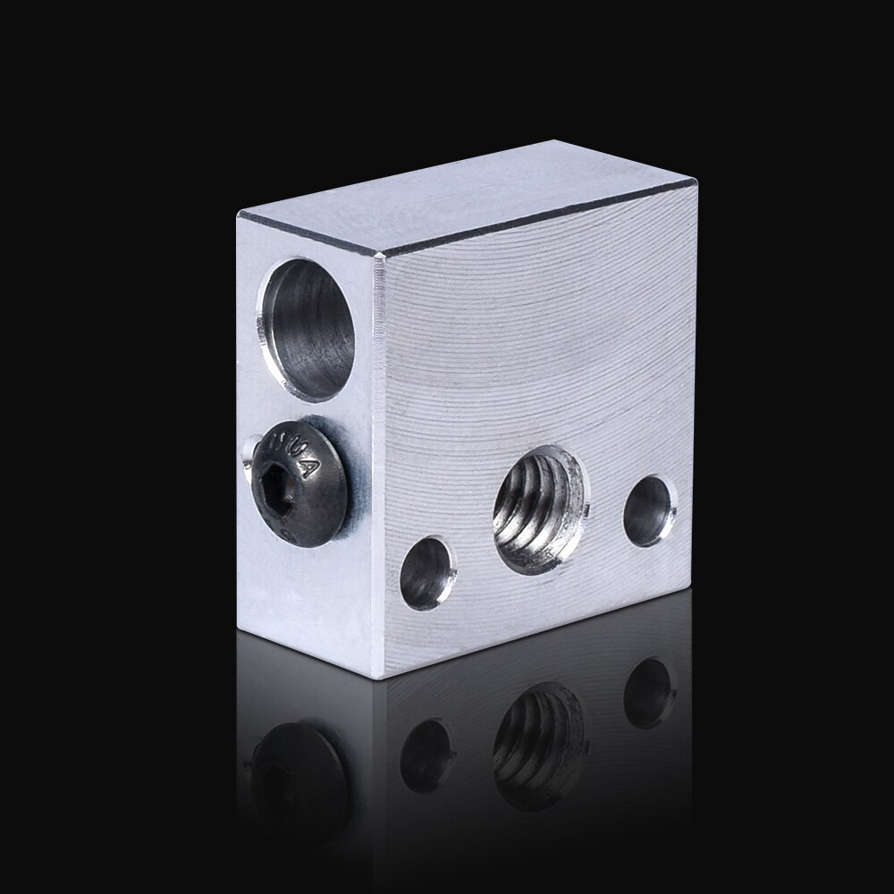 CR10 Heater Block For Micro Swiss Cr10 Hotend Creality Ender 3 Mk7/Mk8/Mk9 Silicone Sock Nozzle J-head Extruder