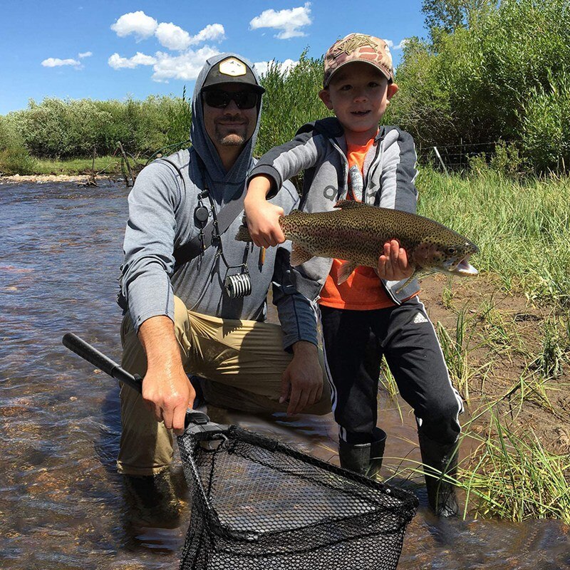 Floating Fishing Net,Folding Fishing Landing Net For Kayak, Fly, Catfish, Bass,Trout Fishing,Telescopic Handle