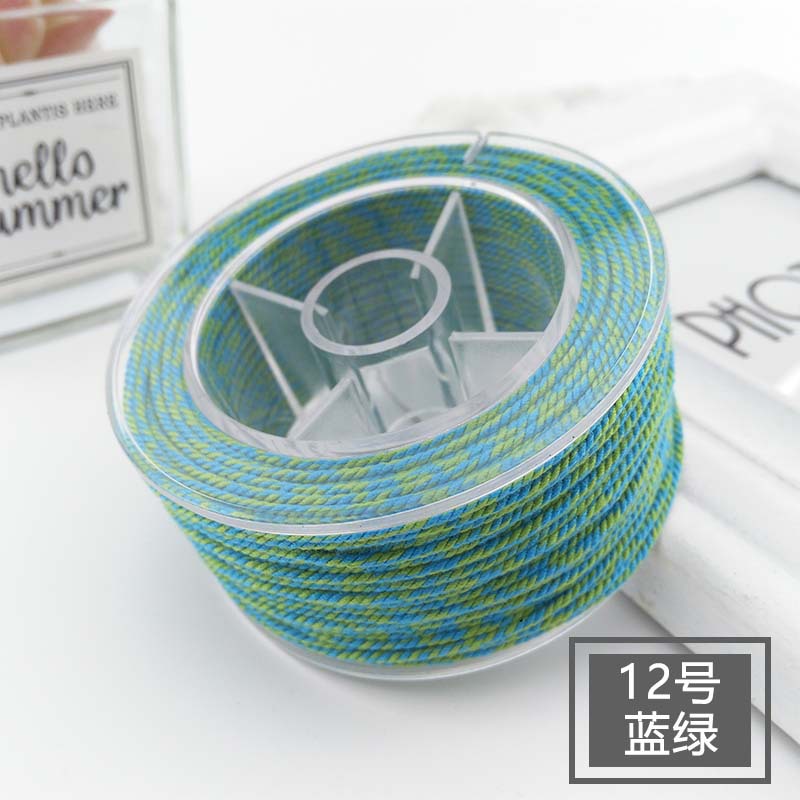 30M bawełniany przewód nylonowy 1.2mm chińnarty węzeł makrama przewód koraliki na nitkach ciąg DIY pleciona bransoletka tworzenia biżuterii DIY frędzle: Antyczna miedź