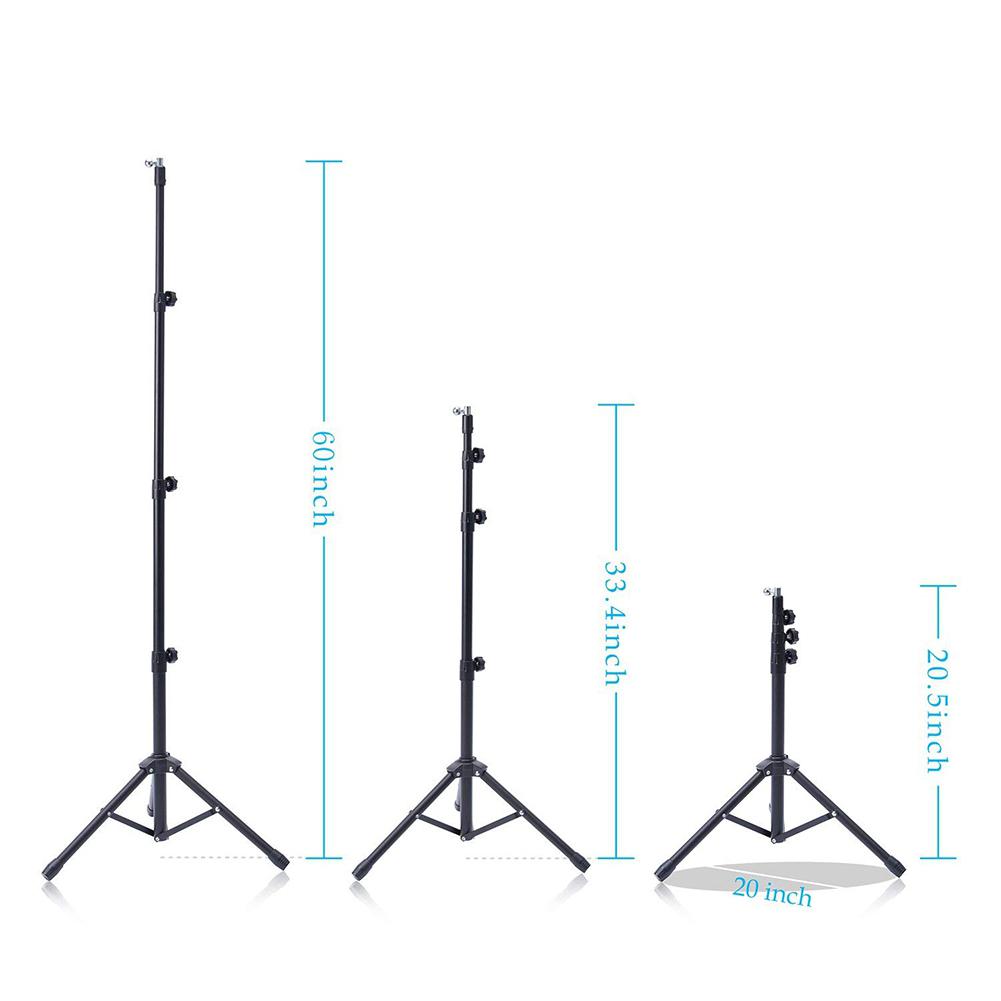 Foldable Adjustable 360 Rotating Stand Tripod Mount for iPad Tablets Phone With phone Holder for iPad Tripod Stand r15