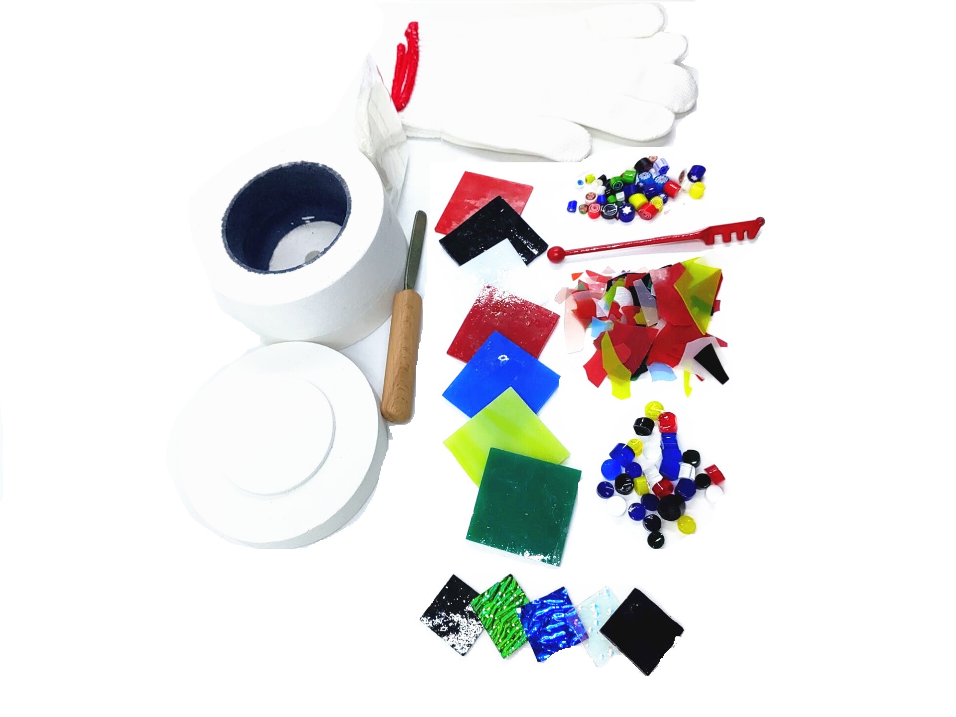 Small Ceramic Fibre Microwave Kiln DIY Jewelry Pendant Kiln For Glass Fusing Arts Crafts Ceramic Making Supplies