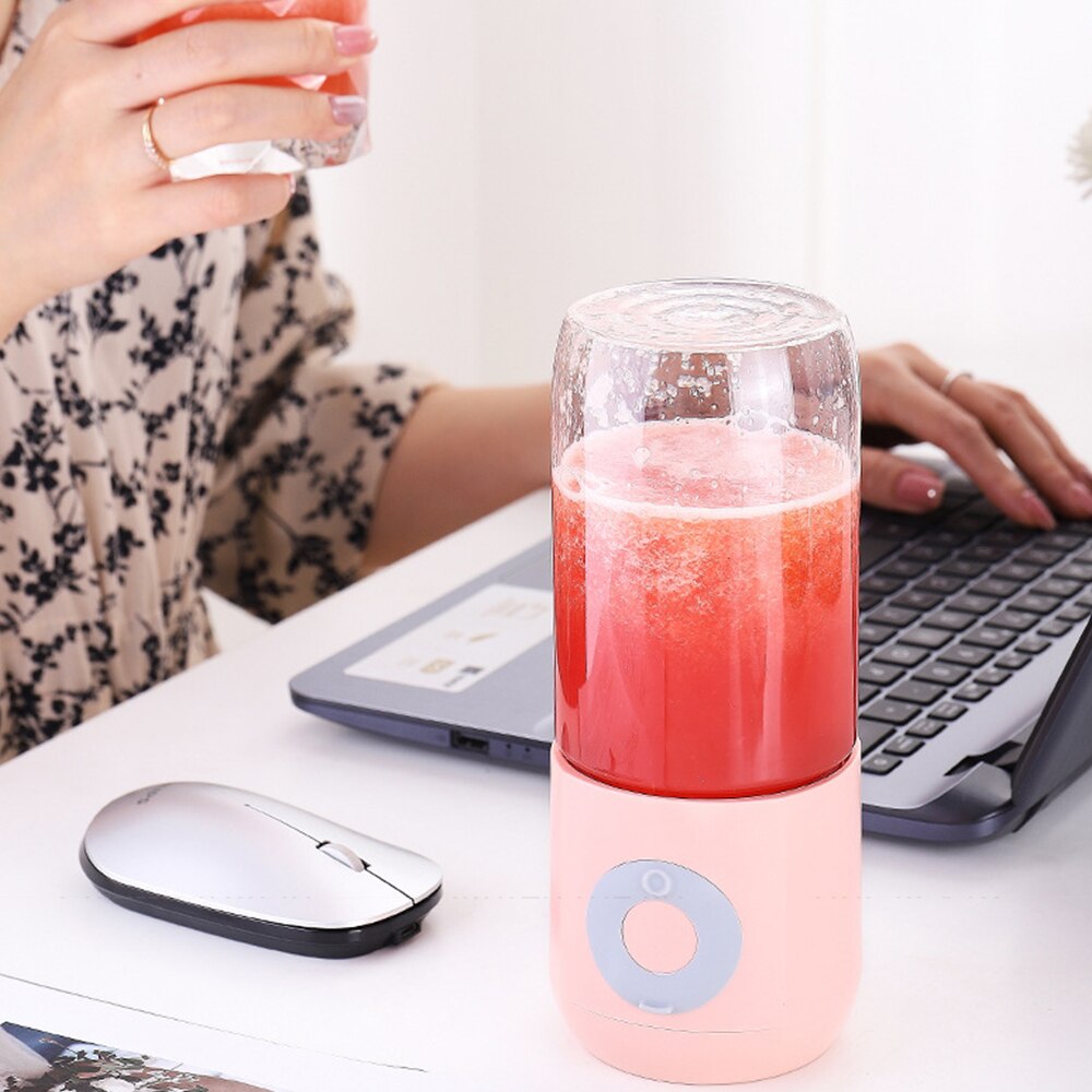 500mL Juicer Blender Fruit Squeezer 1pcs Mini Portable Squeeze Bottle Six Blades Smoothies Shakes Maker for Kitchen Tools
