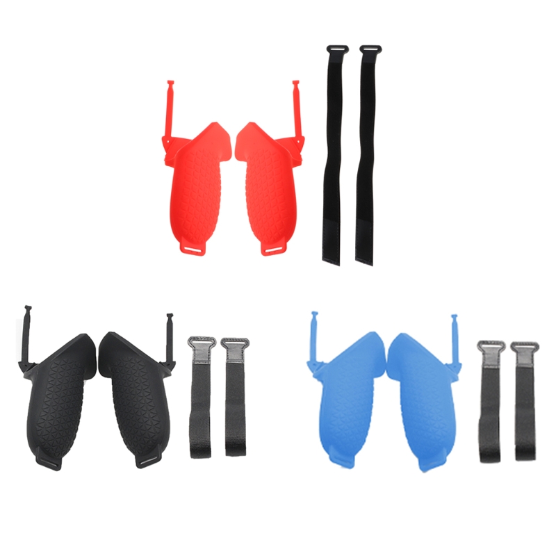 Halb schützende silikonhülle mit griffband für oculus quest 2 controller