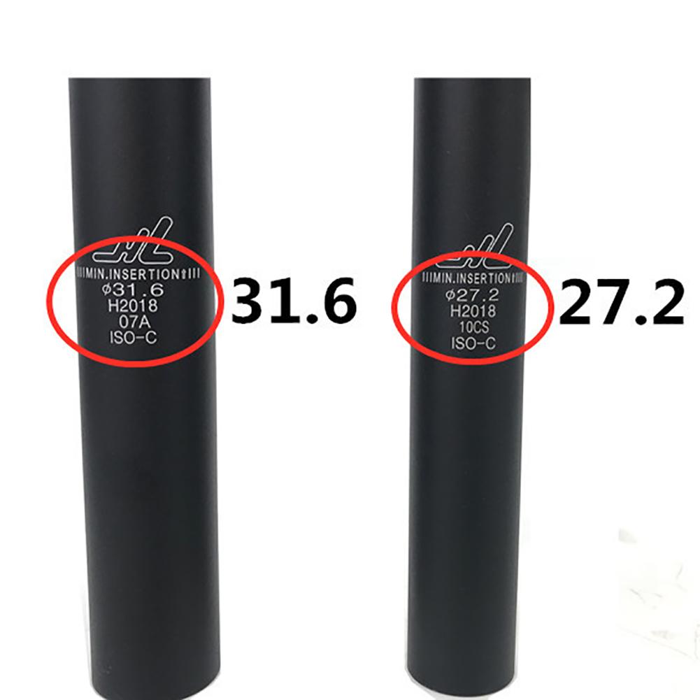Bike Suspension Seatpost 27.2 / 31.6X350 Mm Seat Post Aluminum Bicycle Shock Absorbing Seat Cushion Tube