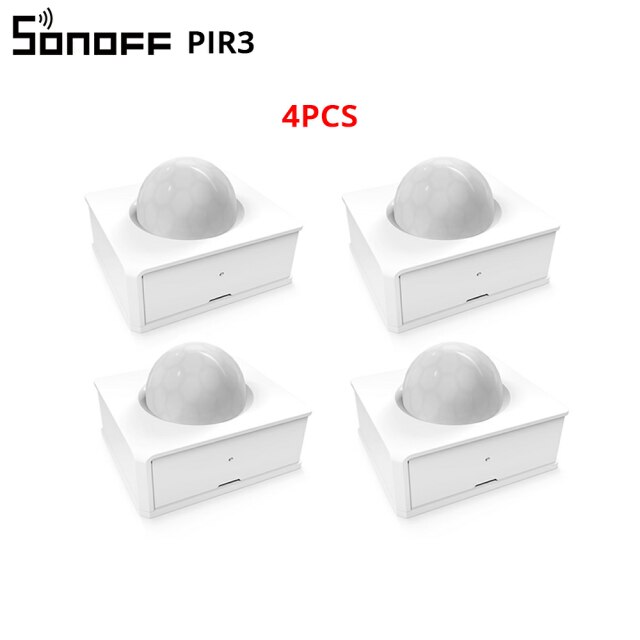 1/3/5 Stck Itead SONOFF PIR2 Bewegung Sensor kabellos Automatisierung System Anti-Diebstahl Alarm Clever Heimat Sicherheit funktioniert sonoff rf brücke: 4Stck PIR2