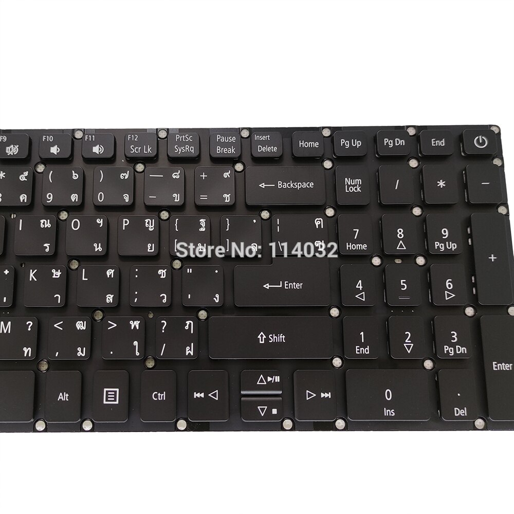 Teclado retroiluminado A715 72G, teclados de repuesto para Acer Aspire 7 A715 71G TI Tailandia negro, portátil LV5P A80BWL original mejor