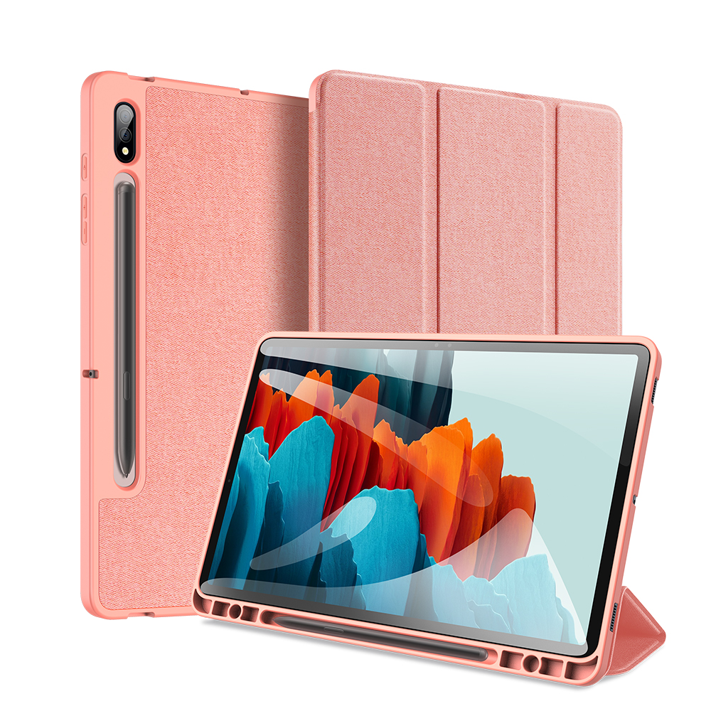 Etui na Tablet do Samsung Galaxy Tab S8 Ultra, z uchwytem na ołówek magnetyczny stojak pokrywa dla Galaxy Tab S7/S8 Plus S7 FE S7/S8 przypadku: Pink / Tab S8 Ultra 14.6