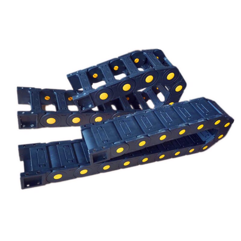 Series35 1Meter Nylon plastic drag chain fully enclosed engraving machine tool cable threading engineering tank drag chain