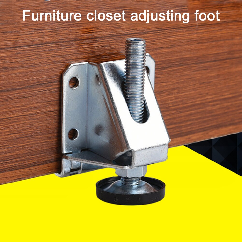 4pcs Leveling Feet Reduce Friction Stable Home Easy Install Universal Heavy Duty Support Furniture Leveler Adjustable Table Leg