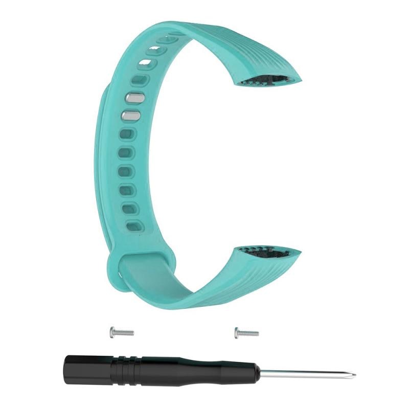 Watchband Strap For Huawei Honor Band 3 Replacement Silicone Solid Color Wrist Strap Adjustable Watch Straps